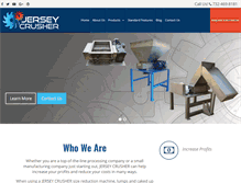 Tablet Screenshot of jerseycrusher.com